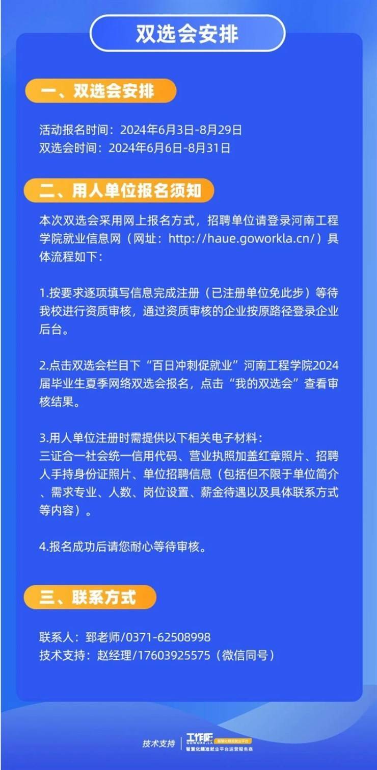 “百日冲刺促就业”河南工程学院2024届毕业生夏季网络双选会